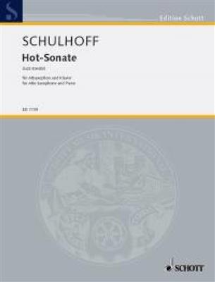 Erwin Schulhoff: Hot Sonate: Saxophone Alto et Accomp.