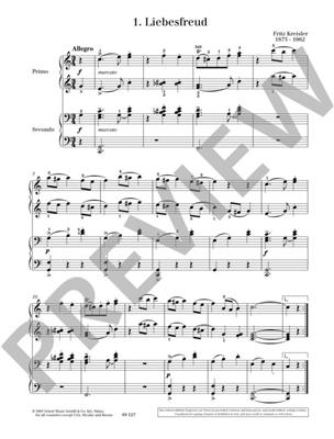 Fritz Kreisler: Altwiener Tanzweisen(Liebes: (Arr. Fritz Emonts): Piano Quatre Mains