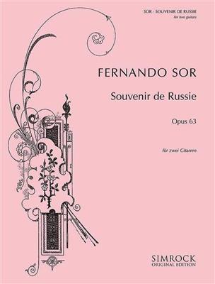 Fernando Sor: Souvenir De Russe Op.63: Duo pour Guitares