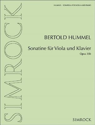 Bertold Hummel: Sonatina for viola and piano: Alto et Accomp.