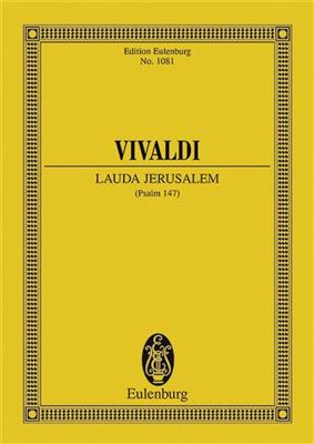 Antonio Vivaldi: Lauda Jerusalem RV 609: Orchestre à Cordes et Solo