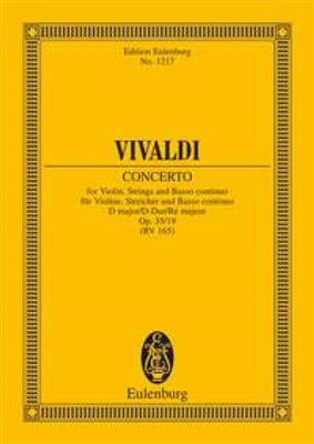 Antonio Vivaldi: Concerto D major op. 35/19 RV 212a / PV 165: Cordes (Ensemble)