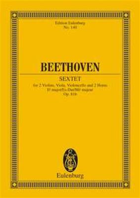 Ludwig van Beethoven: Sextet In E Flat Major Op. 81b Study Score: Quatuor à Cordes