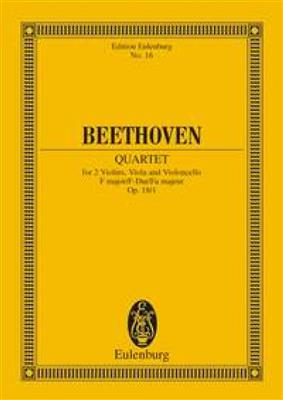 Ludwig van Beethoven: String Quartet In F Major Op. 18 No. 1: Quatuor à Cordes