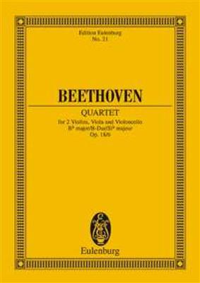 Ludwig van Beethoven: String Quartet Bb major op. 18/6: Quatuor à Cordes