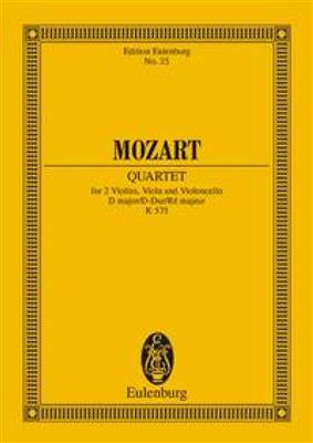 Wolfgang Amadeus Mozart: String Quartet In D Major KV 575: Quatuor à Cordes