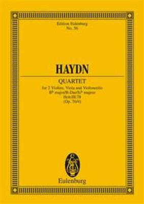 Franz Joseph Haydn: String Quartet In B Flat Major Op 76 No 4: Quatuor à Cordes