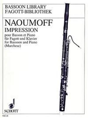Emile Naoumoff: Impression: (Arr. Catherine Marchese): Basson et Accomp.