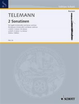 Georg Philipp Telemann: Two Sonatinas For Bassoon And Piano: Basson et Accomp.