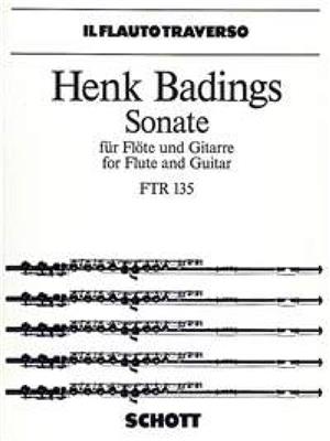 Henk Badings: Sonata: (Arr. Douglas Hensley): Flûte Traversière et Accomp.