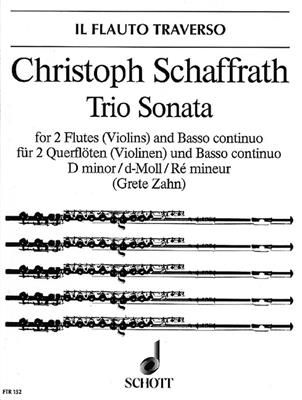 Christoph Schaffrath: Trio Sonata D minor: Ensemble de Chambre