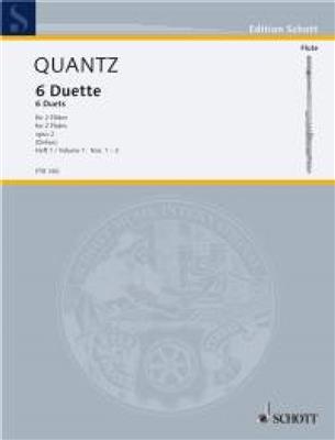 Johann Joachim Quantz: Sonaten(6) 1 Opus 2 (1-3): Duo pour Flûtes Traversières