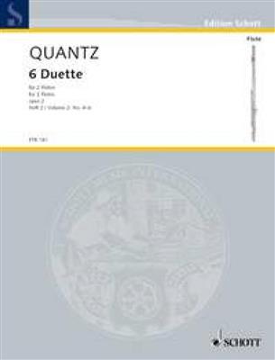 Johann Joachim Quantz: Sonaten(6) 2 Opus 2 (4-6): Duo pour Flûtes Traversières
