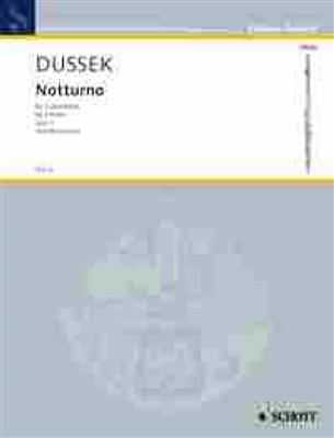 Franz Joseph Dussek: Notturno Op. 1 3Fl (Schultz/Hauser): Flûtes Traversières (Ensemble)