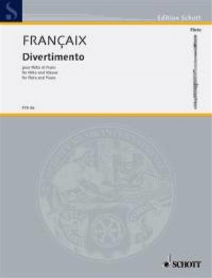Jean Françaix: Divertimento: Flûte Traversière et Accomp.