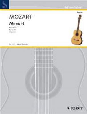 Wolfgang Amadeus Mozart: Menuetten Git.: Solo pour Guitare