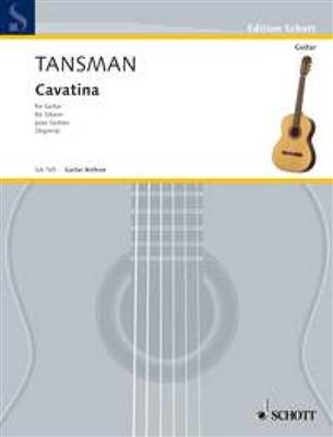 Alexandre Tansman: Cavatina: Solo pour Guitare