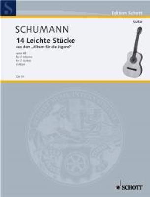 Robert Schumann: Ausgewahlte Stucke Opus 68: Duo pour Guitares