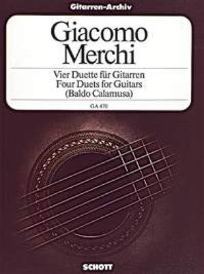 Giacomo Merchi: Vier Duette op. 3: Duo pour Guitares