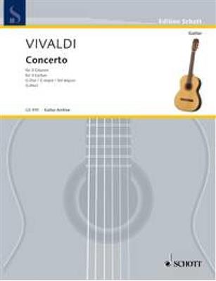 Antonio Vivaldi: Concerto G major RV 532: (Arr. Peter Lohse): Trio/Quatuor de Guitares