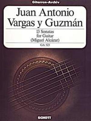 Juan Tony Guzmán: 13 Sonatas: Solo pour Guitare