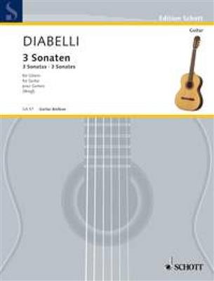 Anton Diabelli: Sonaten(3) Git.: Solo pour Guitare