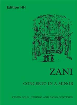 Andrea Zani: Concerto in A minor: Ensemble de Chambre