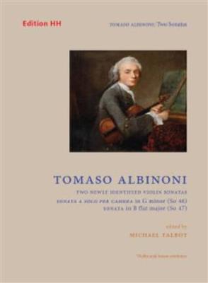 Tomaso Giovanni Albinoni: Two newly identified violin sonatas: Violon et Accomp.