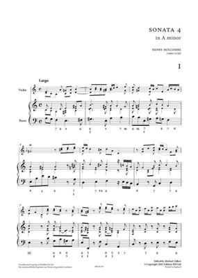 Henry Holcombe: Six Sonatas 2 op. 1 Band 2: (Arr. Michael Talbot): Violon et Accomp.