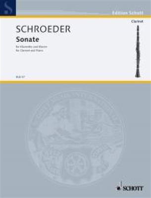 Hermann Schroeder: Sonata: Clarinette et Accomp.