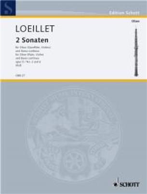 Jean-Baptiste Loeillet: Sonata B minor / Sonata G minor op. 5/2 + 6: Hautbois et Accomp.