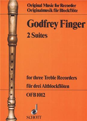 Gottfried Finger: Suiten(2): (Arr. Walter Bergmann): Flûte à Bec (Ensemble)