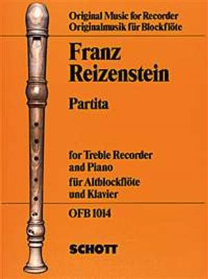 Franz Reizenstein: Partita: Flûte à Bec Alto et Accomp.