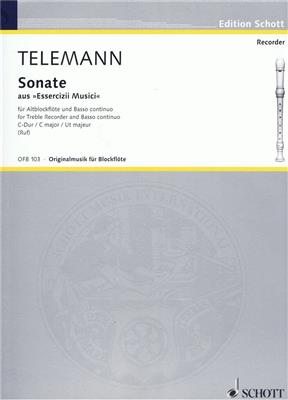 Georg Philipp Telemann: Sonate C: Flûte à Bec Alto et Accomp.