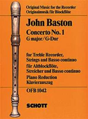 John Baston: Concerto No. 1 in G major: Vents (Ensemble)