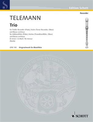 Georg Philipp Telemann: Trio D: Ensemble de Chambre