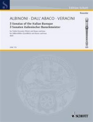 Sonaten(3) Italienischer Barock: Flûte à Bec Alto et Accomp.