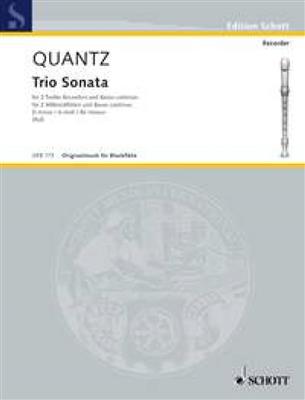 Johann Joachim Quantz: Triosonate D: Flûte à Bec (Ensemble)