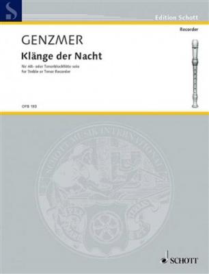 Harald Genzmer: Klange der Nacht GeWV 208: Flûte à Bec Alto