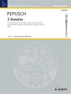 Johann Christoph Pepusch: Sonaten(2): Flûte à Bec Alto et Accomp.