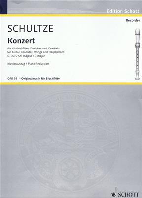Johann Christoph Schultze: Concert G: (Arr. Karlheinz Schultz-Hauser): Ensemble de Chambre