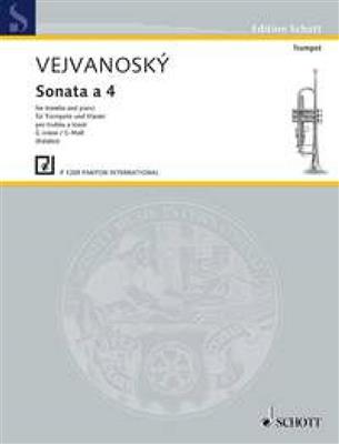 Pavel Joseph Vejvanovsky: Sonata à 4 sol minore: (Arr. Viktor Kalabis): Trompette et Accomp.