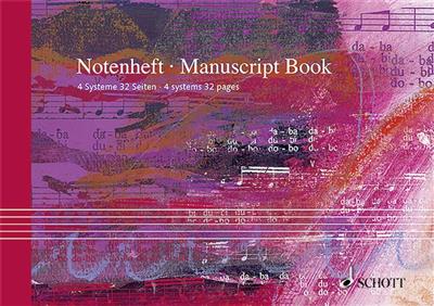 A5 Manuscript Book - landscape: Papier à Musique