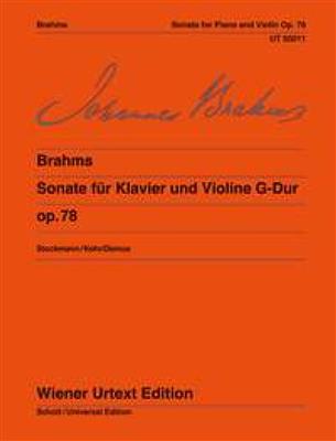 Johannes Brahms: Sonata Op.78 G: (Arr. Joerg Demus): Violon et Accomp.