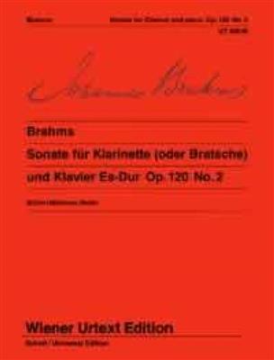 Johannes Brahms: Clarinet Sonata Op. 120 No. 2 - Eb: Clarinette et Accomp.
