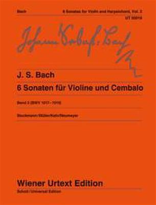 Johann Sebastian Bach: 6 Sonatas Volume 2 BWV 1017-1019: (Arr. Fritz Neumeyer): Violon et Accomp.