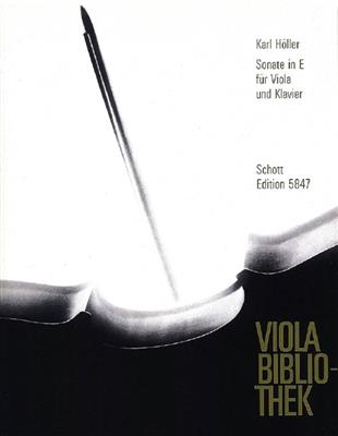 Karl Hoeller: Sonata in E op. 62: Alto et Accomp.