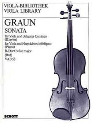 Johann Gottlieb Graun: Sonata Bb Major: Alto et Accomp.