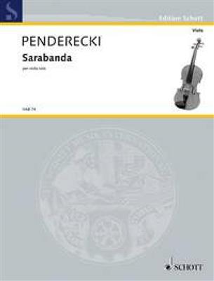 Krzysztof Penderecki: Sarabanda: Solo pour Alto