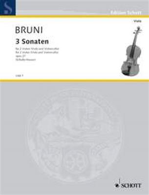 Antonio Bartolomeo Bruni: Sonaten(3) Opus 27 2Vla/Vcl.: Cordes (Ensemble)